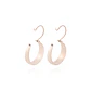 Aros Oro Miel de 18kt Bote Grande 20 mm - Miniatura 3