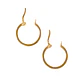 Aros de Oro 18kt Argolla Plana Clasica - Miniatura 3