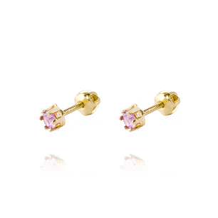 Aros de Oro 18kt RF de 3mm con Seis grifas