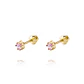 Aros de Oro 18kt RF de 3mm con Seis grifas - Miniatura 1