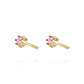 Aros de Oro 18kt RF de 3mm con Seis grifas - Miniatura 2