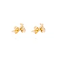 Aros Oro Amarillo 18kt Chinitas y Circonitas - Miniatura 3