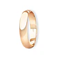 Argolla Matrimonio de Oro Miel 18kt Inglés Rodas de 3,5mm - Miniatura 1