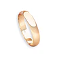 Argolla Matrimonio de Oro Miel 18kt Inglés Rodas de 3,5mm - Miniatura 3