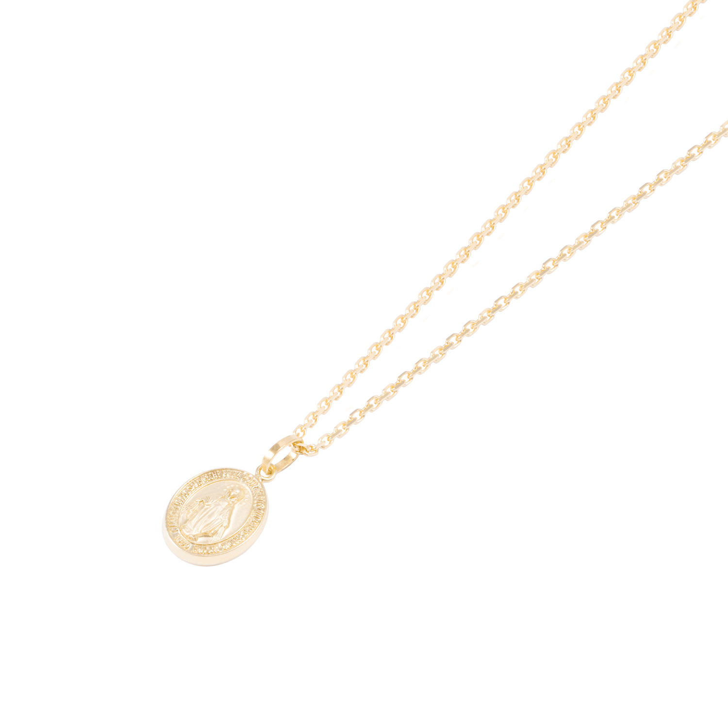 Colgante Oro Amarillo 18kt Medalla Milagrosa 13mm 3