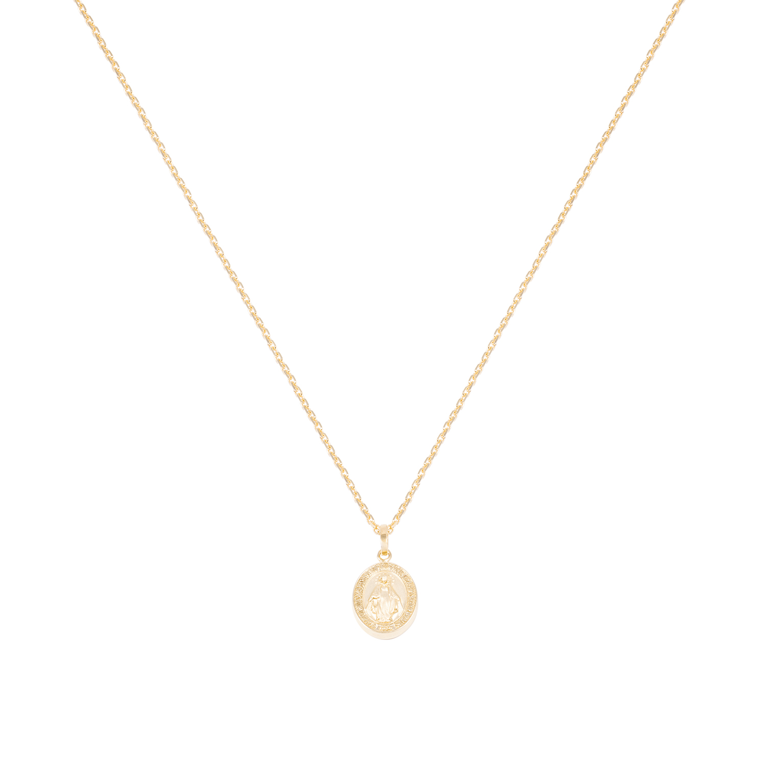 Colgante Oro Amarillo 18kt Medalla Milagrosa 13mm 4