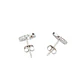 Aros de Plata Esterlina 925 Corazón con Circonita - Miniatura 3
