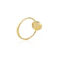 Anillo de Oro 18kt Circonita Sello - Miniatura 2