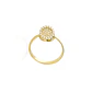 Anillo de Oro 18kt Circonita Sello - Miniatura 3