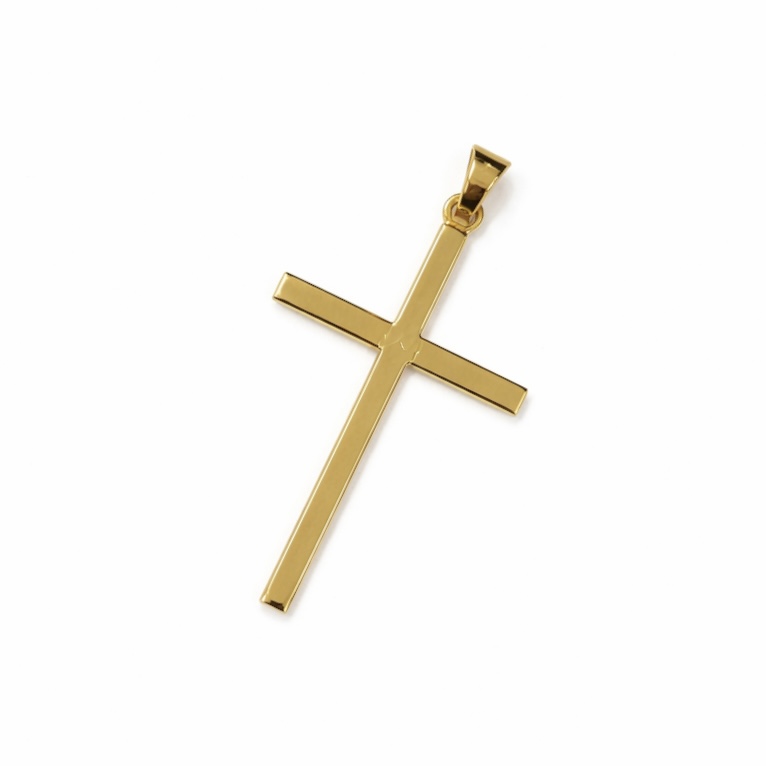Colgante Oro Amarillo 18kt Cruz 32x18MM 1