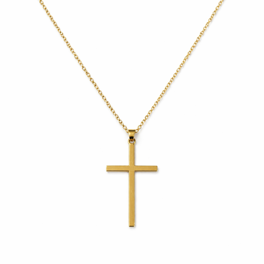 Colgante Oro Amarillo 18kt Cruz 32x18MM 3