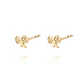 Aros de Oro 18kt Modelo Rosa - Miniatura 1