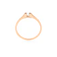 Anillo Compromiso Oro Rosado 18kt  Milán 1x14ptos Diamante - Miniatura 2