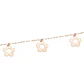 Pulsera en Oro Miel 18kt Margaritas Colgantes - Miniatura 2