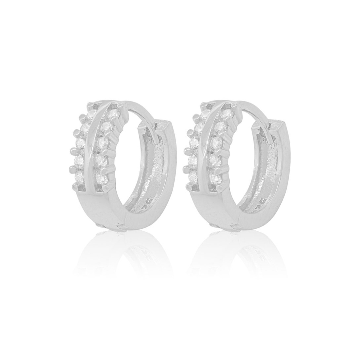 Aros de Plata Esterlina 925 Argollas 10mm 1