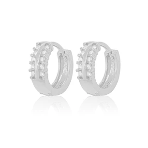 Aros de Plata Esterlina 925 Argollas 10mm