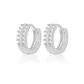 Aros de Plata Esterlina 925 Argollas 10mm - Miniatura 1