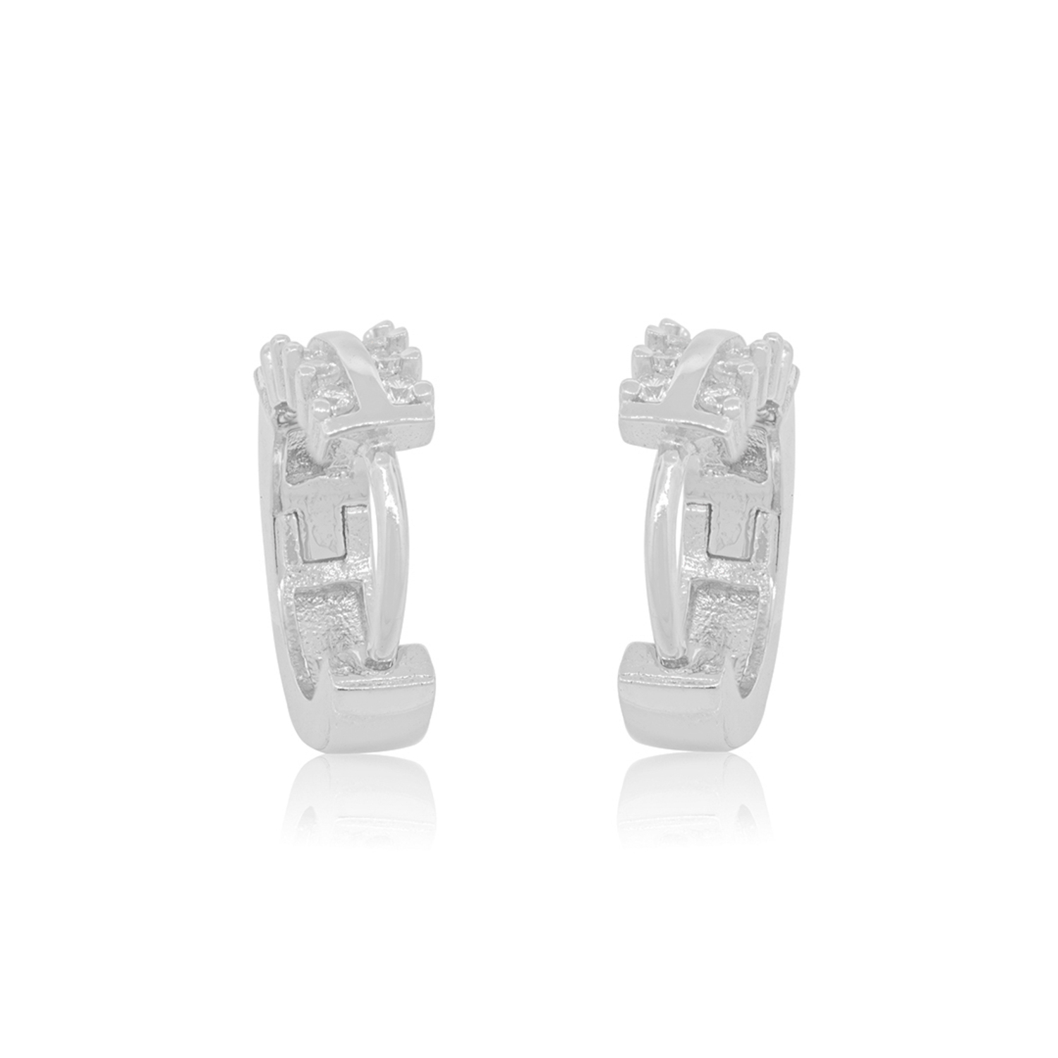 Aros de Plata Esterlina 925 Argollas 10mm 2