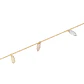 Tobilleras de Oro 18kt Modelo Hojitas Colgantes - Miniatura 2