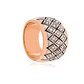 Anillo Oro Rosado 18kt Modelo Septal 16 Diamantes 1pts - Miniatura 2