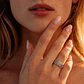Anillo Oro Rosado 18kt Modelo Septal 16 Diamantes 1pts - Miniatura 3