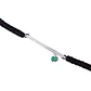 Pulsera de Plata Esterlina 925 Hilo Negro Trebol - Miniatura 1