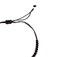 Pulsera de Plata Esterlina 925 Hilo Negro Trebol - Miniatura 3