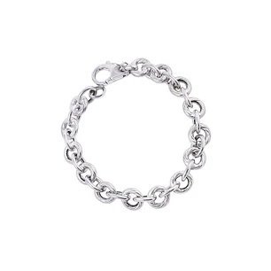 Pulsera de Plata Esterlina 925 Eslabones Facetados