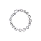 Pulsera de Plata Esterlina 925 Eslabones Facetados - Miniatura 1