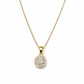 Colgante Oro Amarillo 18kt Circonita Oval Central 7MM - Miniatura 3