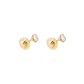 Aros de Oro 9kt Corazón Circonita Pequeña - Miniatura 3