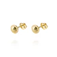 Aros de Oro 18kt Doble de Corazon - Miniatura 3