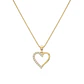 Colgante Oro 18Kt Corazon Circon - Miniatura 3