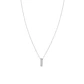 Collar de Plata Esterlina 925 Letra I Circon - Miniatura 3