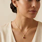 Colgante Oro Miel 18kt Sol con Garras de Rubi 4mm - Miniatura 4