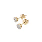 Aros Oro Amarillo 18kt Diamantes 49Pts Roseta - Miniatura 1