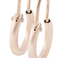 Aros Oro Miel de 18kt Argolla 10 mm - Miniatura 2