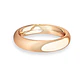 Argolla Matrimonio de Oro Miel 18kt Inglés Garda Ergofit de 3,5mm - Miniatura 2