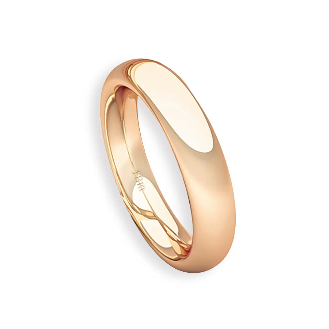 Argolla Matrimonio de Oro Miel 18kt Inglés Garda Ergofit de 3,5mm 3