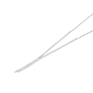 Collar Oro Blanco 18kt Eslabones y Diamantes 1,55 Qlts