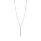 Collar Oro Blanco 18kt Eslabones y Diamantes 1,55 Qlts - Miniatura 3