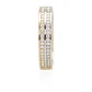 Anillo Compromiso de Oro 18Kt Bicolor Doble Riel - Miniatura 1