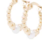 Aros de Oro de 18kt Argollas y perlas - Miniatura 2