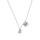 Collar de Plata Esterlina 925 Gota Flor - Miniatura 3
