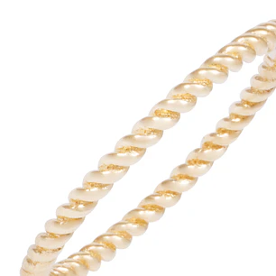 Anillo Oro Amarillo 18kt Trenzado Clásico