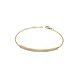 Pulsera Oro Rosado 18Kt Barra Sin Fin Diamantes 27Pts - Miniatura 1