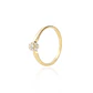 Anillo de Oro 18kt con Diamantes de 9 Pts Corte Brillante SI/H - Miniatura 1