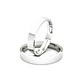 Par Argollas Matrimonio de Oro Blanco 18kt Tubo Portus de 3,5mm - Miniatura 1
