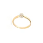 Anillo de Oro 18kt con Diamantes de 9 Pts Corte Brillante SI/H - Miniatura 3