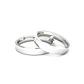 Par Argollas Matrimonio de Oro Blanco 18kt Tubo Portus de 3,5mm - Miniatura 3
